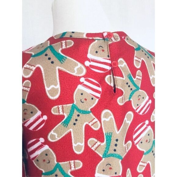 GYMBORee Girls 5/6 Gingerbread Cookie Nightgown - Picture 5 of 6